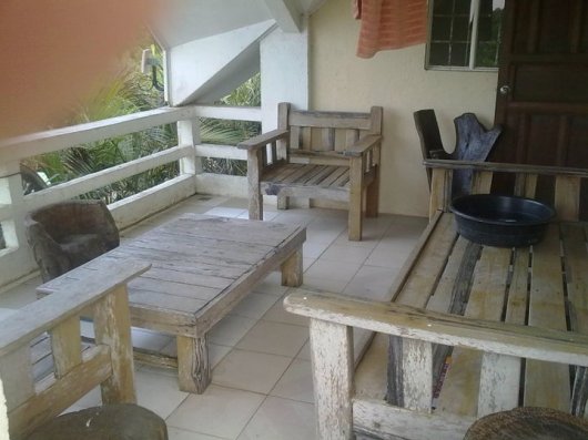 Large balcony, front part.